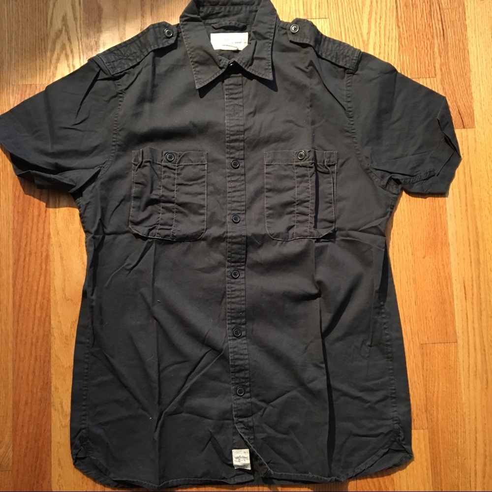 Denim & Supply Short Sleeve Fatigue Shirt